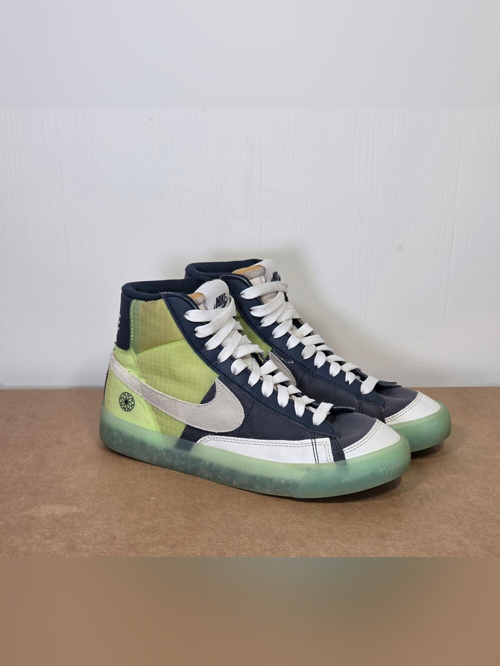 Nike Blazer Mid 77 GS Move To Zero Armory Navy Kids Size 5Y DO2699-400 Youth